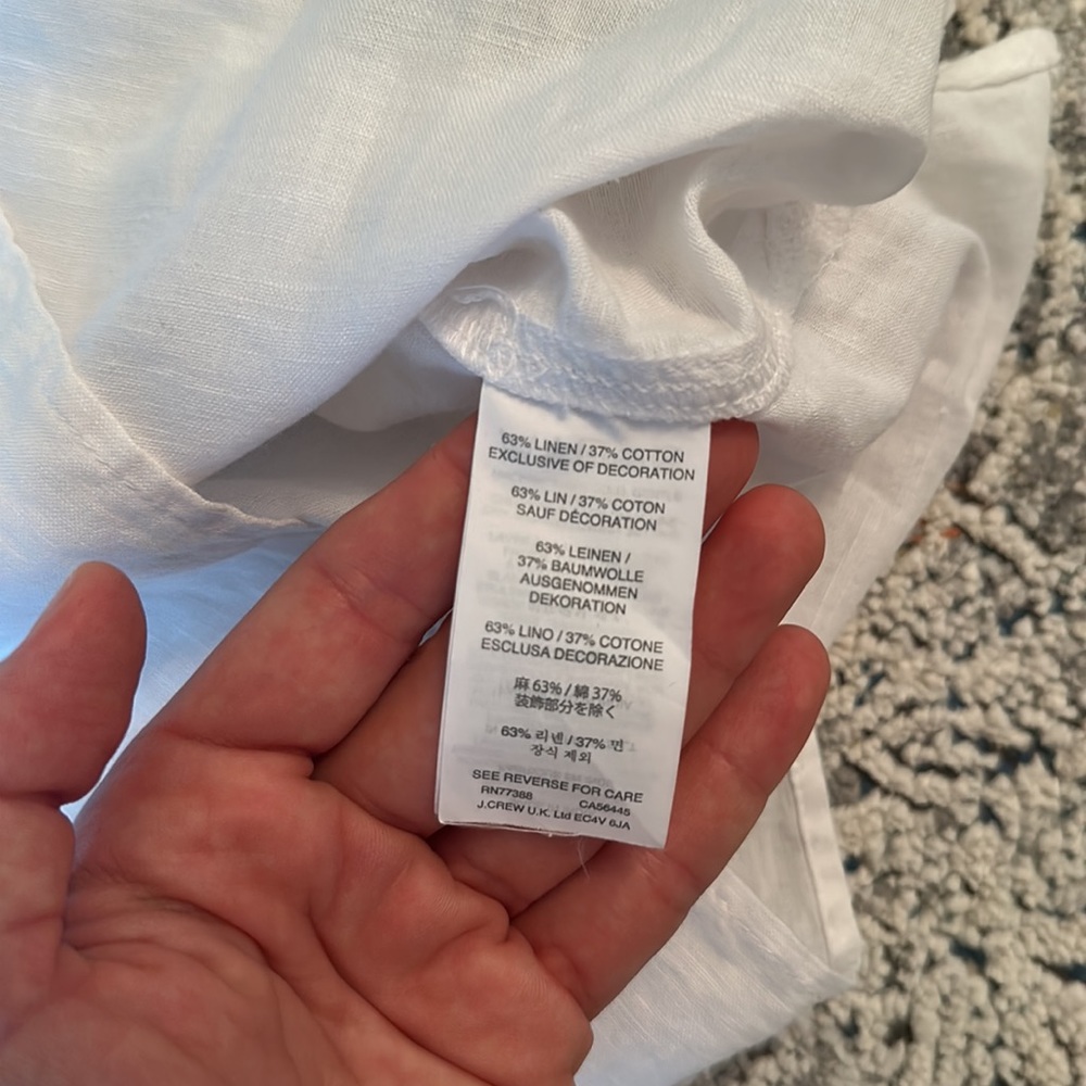 JCrew Linen Top - Picture 10 of 11